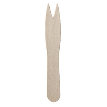 Load image into Gallery viewer, 85mm Biodegradable Wooden Chip Forks (Pack of 1000)