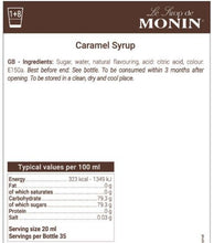 Load image into Gallery viewer, Caramel 70cl Monin Syrup