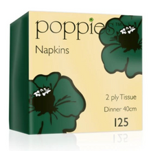 Load image into Gallery viewer, 40cm 2-ply Forest Green Dinner Napkins (Pack of 125)