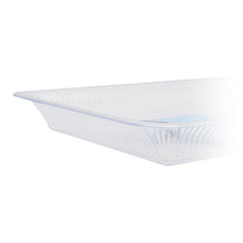 Load image into Gallery viewer, Medium Clear Plastic Rectangle Serving Tray (36cm x 24cm x 3cm)