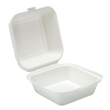 Load image into Gallery viewer, 5.5" Bagasse Burger Box (Pack of 50)