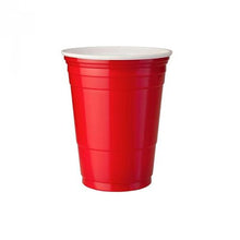 Load image into Gallery viewer, 12oz Reusable Plastic Red Party Cups (Pack of 50)