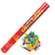 Load image into Gallery viewer, 2 x 50cm Multicolour Paper Confetti Cannon Shooters