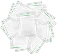 Load image into Gallery viewer, 40mm x 40mm Easy Grip Seal Clear Bags (Box of 1000 apx.)
