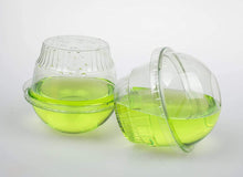 Load image into Gallery viewer, 6oz Clear Reusable Ice Cream Tubs with Domed Lids No Hole (Case of 1000pcs)