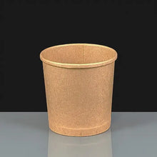Load image into Gallery viewer, 12oz Kraft Soup Containers with Clear Plastic Lids (Pack of 50)