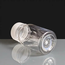 Load image into Gallery viewer, 125ml Empty Round Plastic Bottle with Screw On Lid