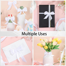 Load image into Gallery viewer, 25mm (1") x 50metres Roll of White Single Satin Ribbon