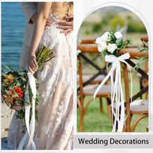 Load image into Gallery viewer, 25mm (1") x 50metres Roll of White Single Satin Ribbon