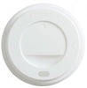 White Domed Sip Thru Lids to Fit 8oz Hot Drink Cups