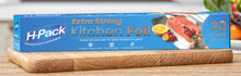 Load image into Gallery viewer, 12" Strong Aluminium Kitchen Foil Roll (18 micron) - 30metres roll