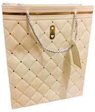 Load image into Gallery viewer, Pack of 12 x Large Beige Gift Bags 32x26x12cm