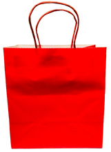 Load image into Gallery viewer, Red Paper Bags 21x20x12cm (Pack of 12)