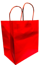Load image into Gallery viewer, Red Paper Bags 21x20x12cm (Pack of 12)