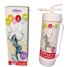 Load image into Gallery viewer, Disposable Portable Helium Cylinder (Fills 50 x 9" balloons approx.)