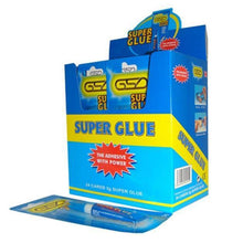 Load image into Gallery viewer, Super Glue Carded 3g tube (Box of 24 cards)