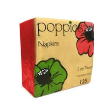 Load image into Gallery viewer, 33cm 2-ply Red Luncheon Napkins (Pack of 125)