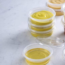Load image into Gallery viewer, 2oz Round "Economy Value" Reusable Plastic Containers (Pack of 100pcs)