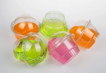 Load image into Gallery viewer, 6oz Clear Reusable Ice Cream Tubs with Domed Lids No Hole (Set of 100pcs)