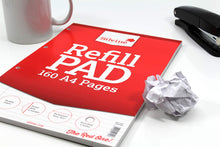 Load image into Gallery viewer, A4 Refill Pad 160 Pages Ruled Feint & Margin Lined A4RPFM