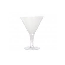 Load image into Gallery viewer, 8oz Clear Reusable Plastic Martini Glass (Pack of 6)