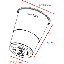 Load image into Gallery viewer, 7oz/250cc Squat Clear Reusable Drinking Cups (Pack of 100)