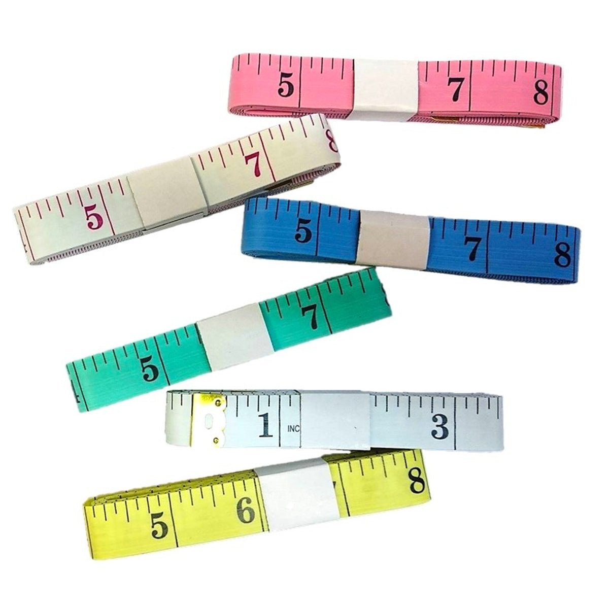 Assorted Tailoring Tape Measures 150cm (Box of 12 pieces) Suki's Cash