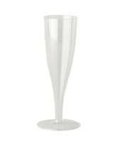 Load image into Gallery viewer, 160ml Clear Reusable Plastic Champagne Flutes