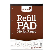 Load image into Gallery viewer, A4 Refill Pad 160 Pages Ruled Feint A4RPF