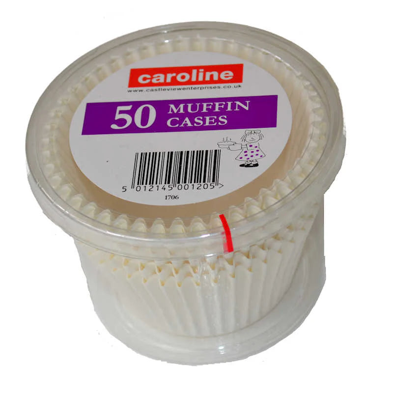 Caroline White Muffin Cases