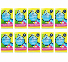 Load image into Gallery viewer, 40 x Large Sponge Cloths Asstd Cols (10 Packs of 4)
