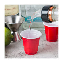 Load image into Gallery viewer, 2oz Mini Reusable Plastic Shot Red/Blue Cups (Pack of 30pcs)
