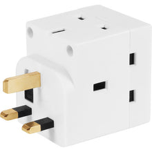 Load image into Gallery viewer, 3-way Fused Adapter White
