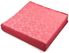 Load image into Gallery viewer, Disposable Paper Red Table Covers 90cm x 88cm (Pack of 25)
