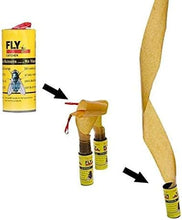 Load image into Gallery viewer, Pesticide Free Fly Paper (Pack of 4), Sticky Fly Catchers Set for Indoor or Outdoor use BULKBUY
