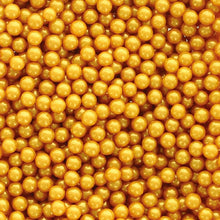 Load image into Gallery viewer, Edible Pearls 4mm - Gold 500g
