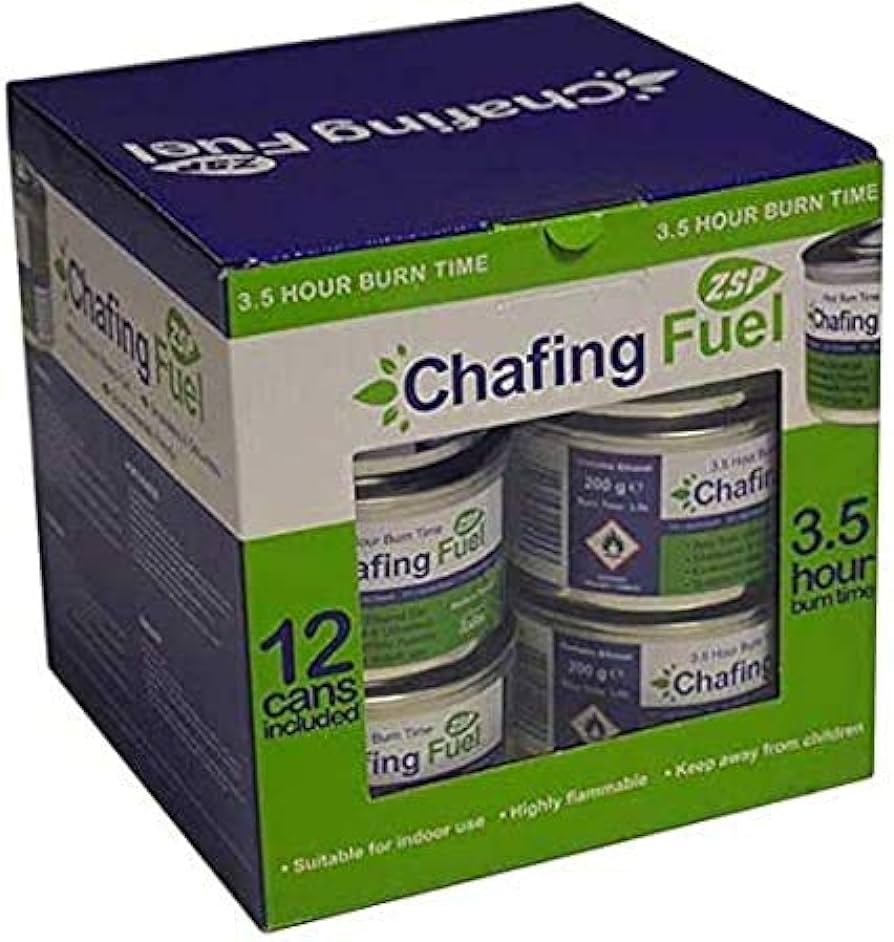 3.5hour Chafing Fuel (Pack of 12 tins)