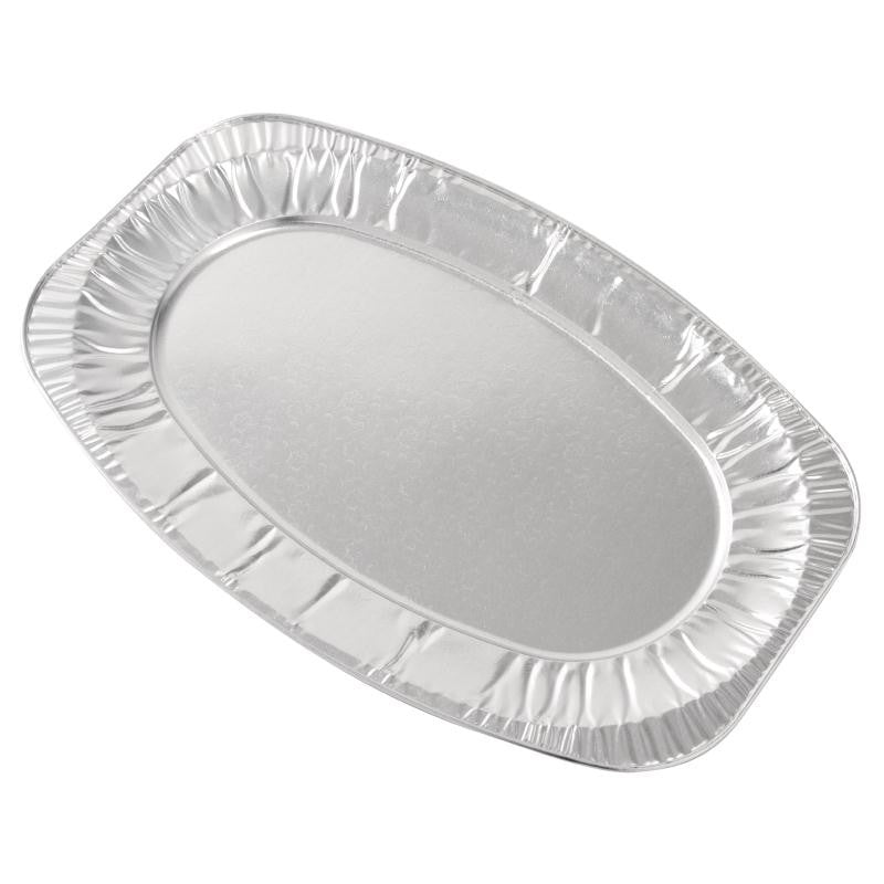 34cm Foil Oval Platters (Pack of 10)