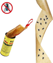 Load image into Gallery viewer, Pesticide Free Fly Paper (Pack of 4), Sticky Fly Catchers Set for Indoor or Outdoor use BULKBUY
