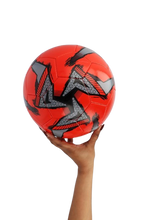 Load image into Gallery viewer, Size 5 PVC Leather Football Inflated (Red Design)
