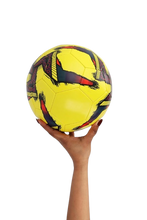 Load image into Gallery viewer, Size 5 PVC Leather Football Inflated (Yellow Design)

