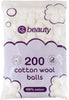 200pk Cotton Wool Balls