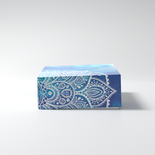 Load image into Gallery viewer, 7&quot; x 5&quot; x 2&quot; Rectangular Blue Ocean Mithai (Indian Sweet) Box

