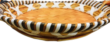 Load image into Gallery viewer, Light Brown/White Round Wooden Tray Basket (D44cm)
