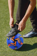 Load image into Gallery viewer, Size 5 PVC Leather Football Inflated (Blue Design)
