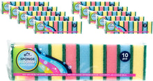 Load image into Gallery viewer, 100 x Sponge Scourers (10 Packs of 10)
