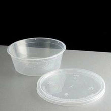 Load image into Gallery viewer, 10oz &quot;Economy&quot; Round Reusable Plastic Containers (Pack of 50pcs)
