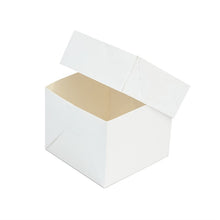 Load image into Gallery viewer, 6&quot; Standard White Cake Boxes (Pack of 50)
