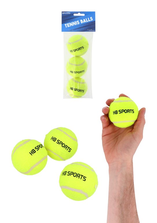 Tennis Balls (Pack of 3)