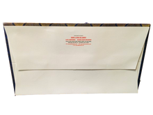Load image into Gallery viewer, Blue/Gold Print Large Gift Bags 32x26x15cm (Pack of 12 bags)
